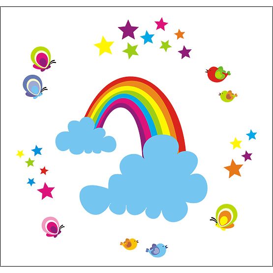 Envelope decoration Rainbow