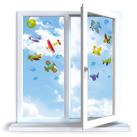 Envelope decoration to window Planes - 0,3m2