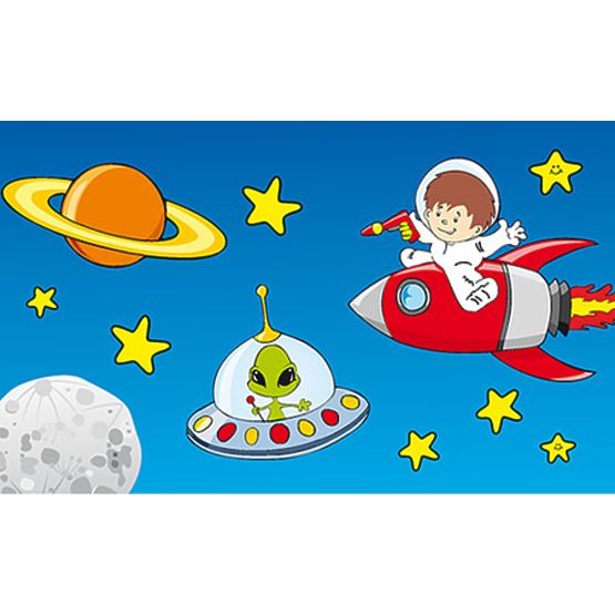 Envelope decoration Universe