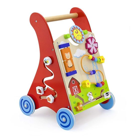 Farm Wooden Baby Push Walker