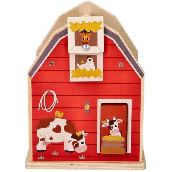 Farm Wooden Sorter with Blocks