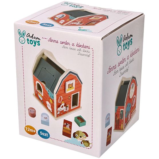 Farm Wooden Sorter with Blocks