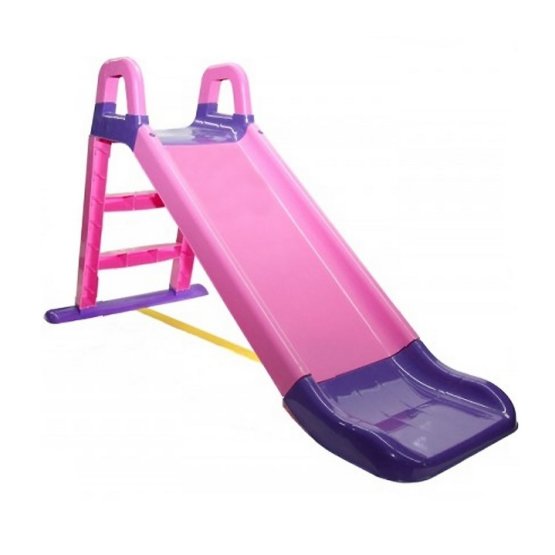 Children's slide Happy 140 cm - purple-pink