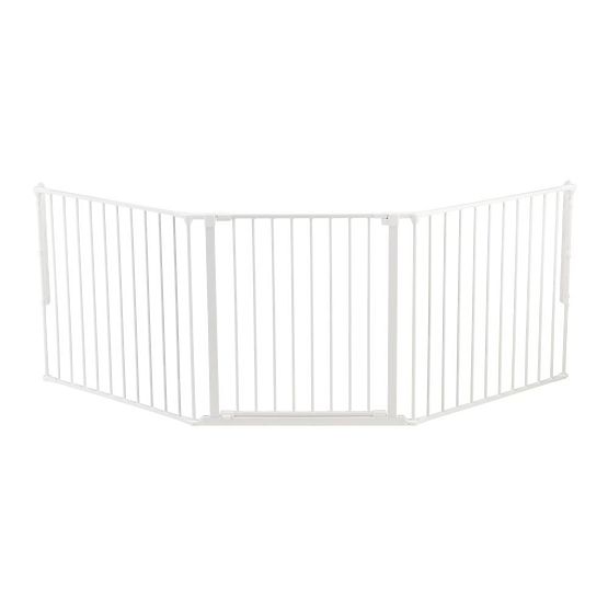 Fireplace fence Baby Dan FLEX L -white