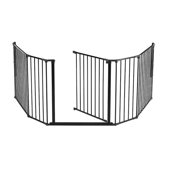 Fireplace fence Baby Dan FLEX XL - black