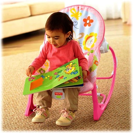 Fisher Price 2-in-1 Baby Rocker with Musical Butterfly