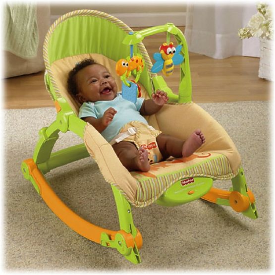 Fisher Price 2-in-1 Baby Rocker with Toys