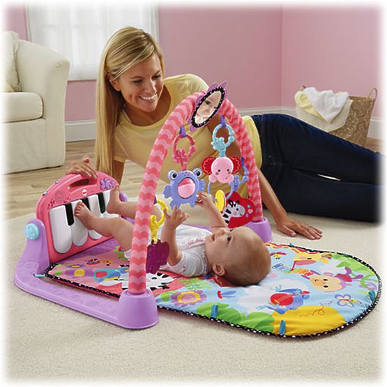 Fisher Price Kick & Play Piano Play Gym - Pink