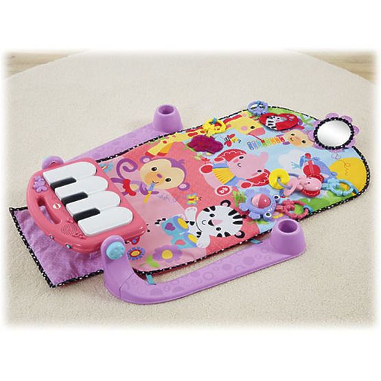 Fisher Price Kick & Play Piano Play Gym - Pink