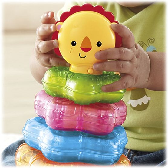 Fisher Price Light-Up Lion Rings Stack