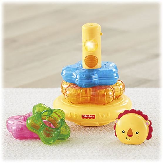 Fisher Price Light-Up Lion Rings Stack