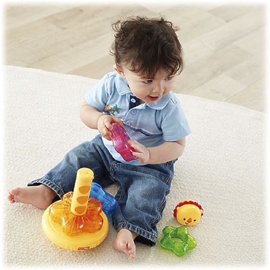 Fisher Price Light-Up Lion Rings Stack