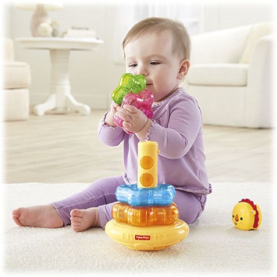 Fisher Price Light-Up Lion Rings Stack