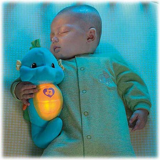 Fisher Price Soothe & Glow Seahorse - Blue