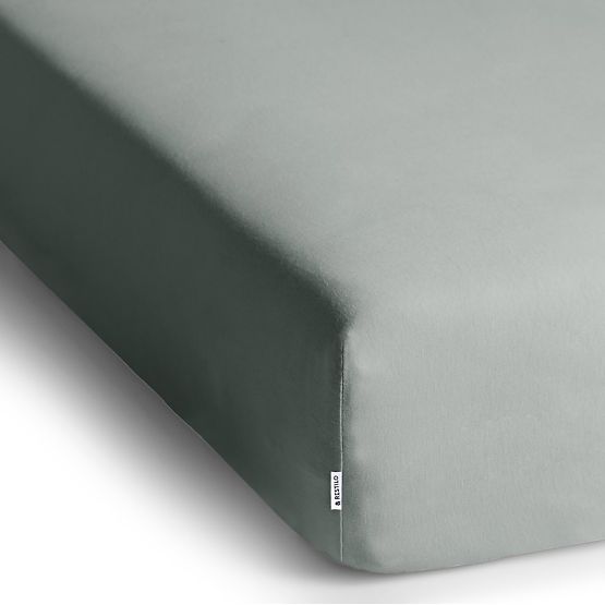 Fitted Sheet AMBER Color Gray Classic Style Material Jersey 80-90x200 DecoKing