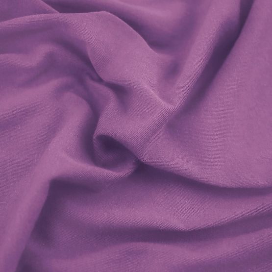 Fitted Sheet AMBER Color Purple Classic Style Material Jersey 80-90x200 DecoKing