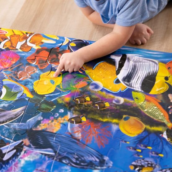 Floor puzzle underwater world 48 pieces
