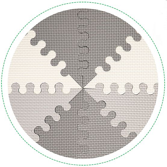 Foam Educational Mat EVA Puzzle 20pcs 127x157cm ECOTOYS