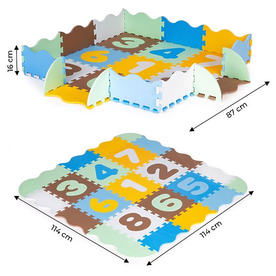 Foam Educational Mat Playpen Puzzle Base for Children