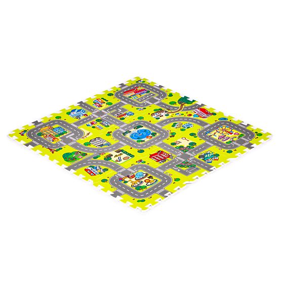 Foam Mat for Children City 9 Pieces 90.5x90.5 cm IPLAY
