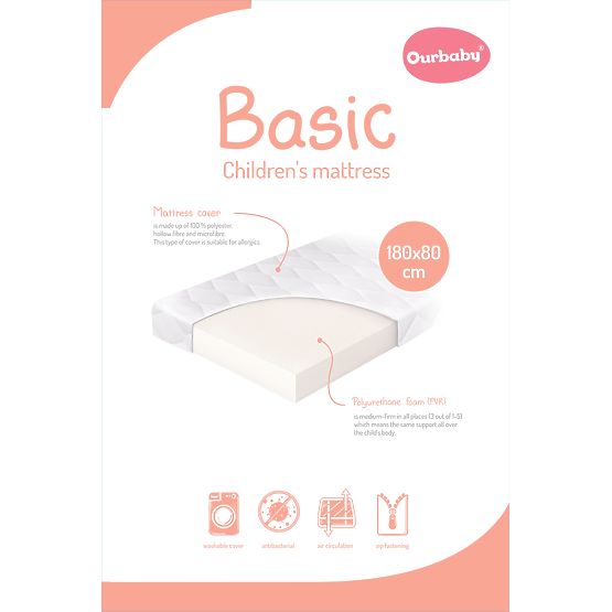 Foam Mattress BASIC - 180x80 cm