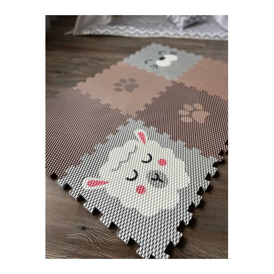 Foam play mat 6 pcs - Lamb, seal and paw