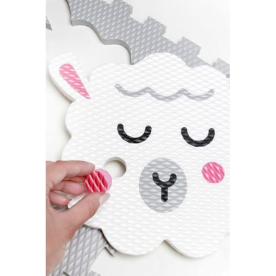 Foam play mat 6 pcs - Lamb, seal and paw