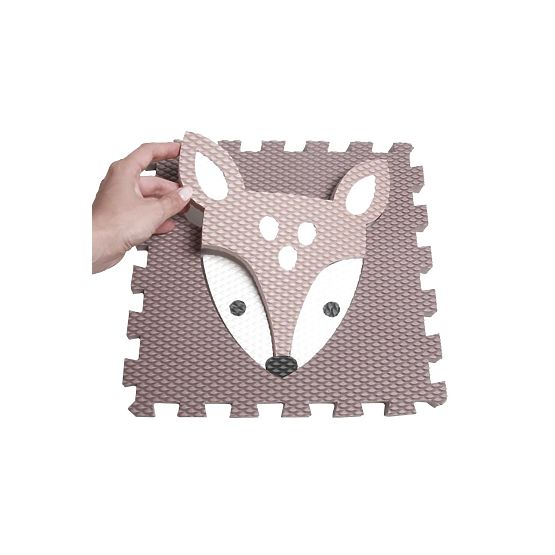 Foam play mat 9 pcs - Fawn and copper