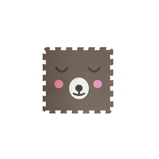 Foam play mat 9 pcs - Fawn and copper