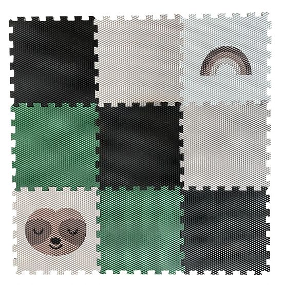 Foam Puzzle 9 Pieces - Sloth and Rainbow