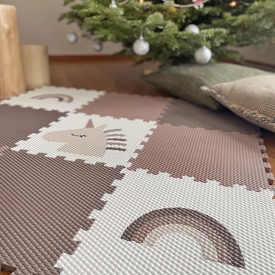 Foam Puzzle 9 Pieces - Unicorn and Rainbow