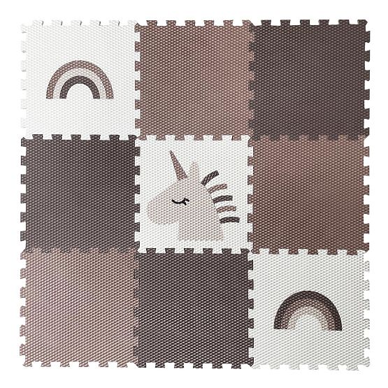 Foam Puzzle 9 Pieces - Unicorn and Rainbow