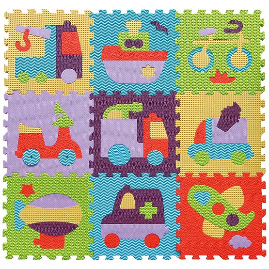 Foam puzzle - vehicles