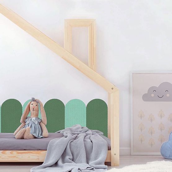 Foam wall protection - Dark green panels