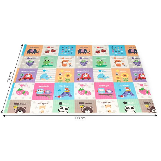 Foldable Double-Sided Foam Educational Mat Large Bag ECOTOYS