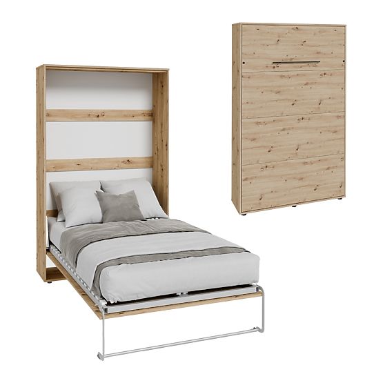 Folding Bed KOBI VERTO 140x200 Oak Artisan 1 pc