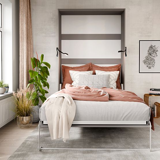 Folding Bed KOBI VERTO 160x200 Gray 1 pc