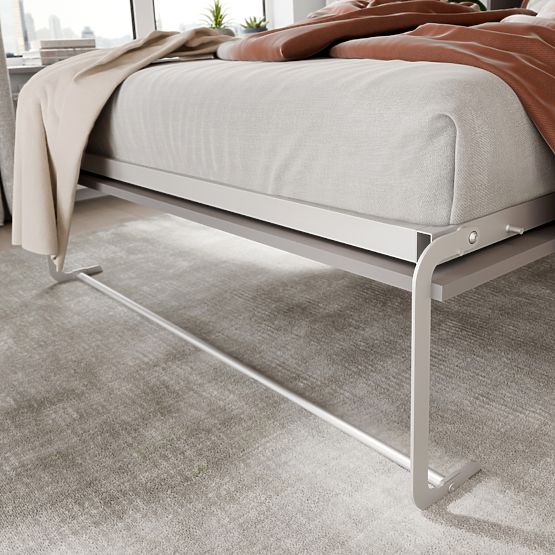 Folding Bed KOBI VERTO 90x200 Gray 1 pc