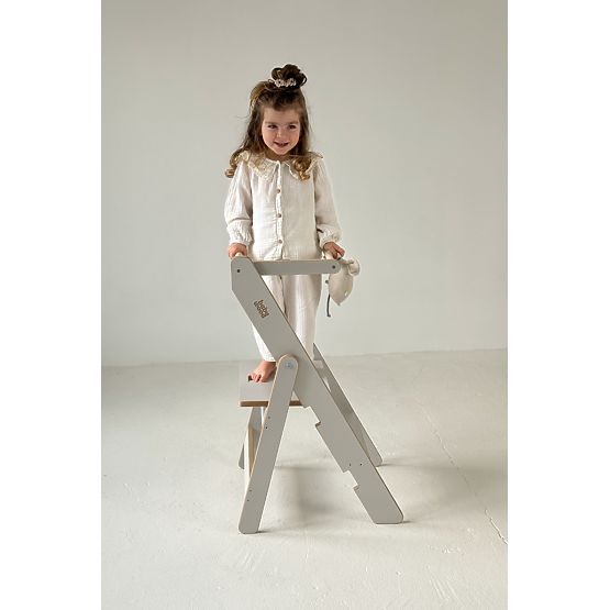 Folding Learning Tower - Grey