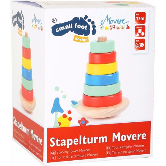 Folding wooden pyramid