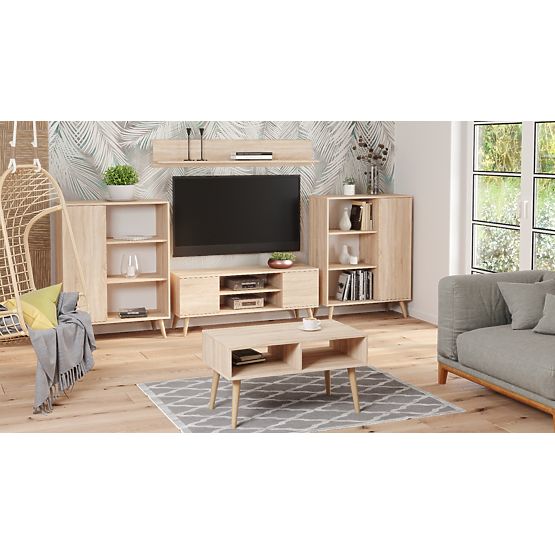 Fondi Wardrobe Sonoma Oak, Scandinavian