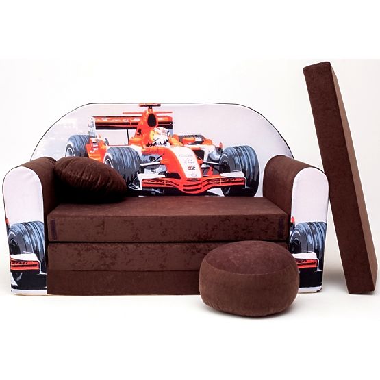 Kids' sofa Formula - brown 
