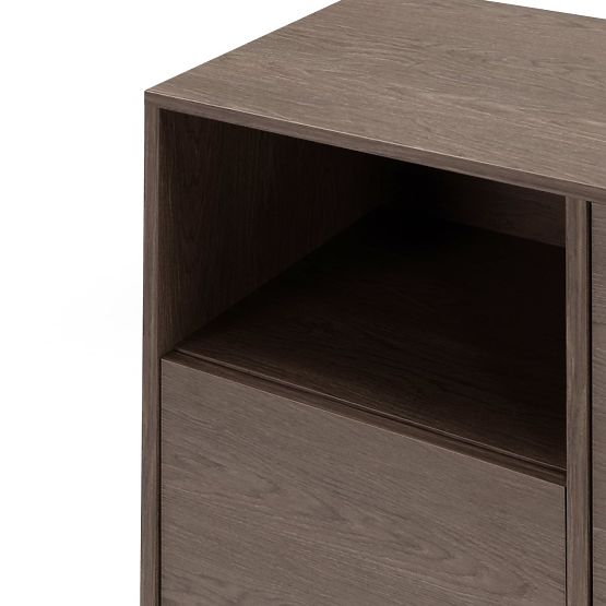 Four-Door Sideboard Kanso, Baltic Storm Oak