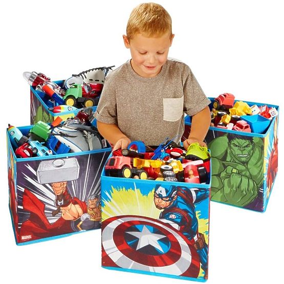 Four storage boxes - Avengers