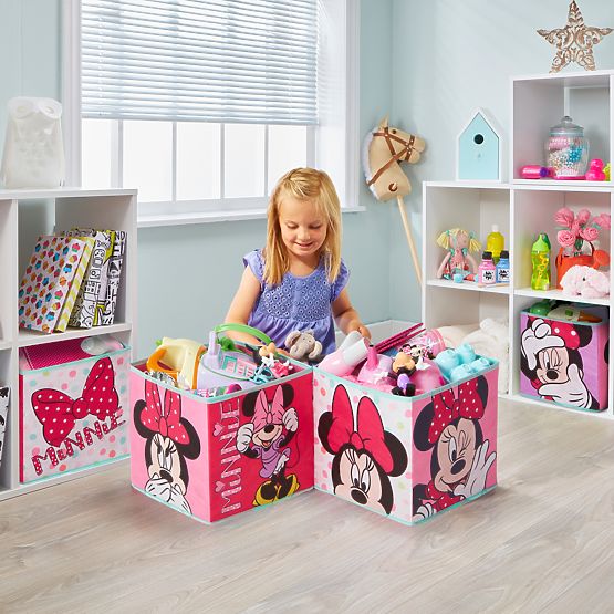 Four storage boxes - Minnie Mouse