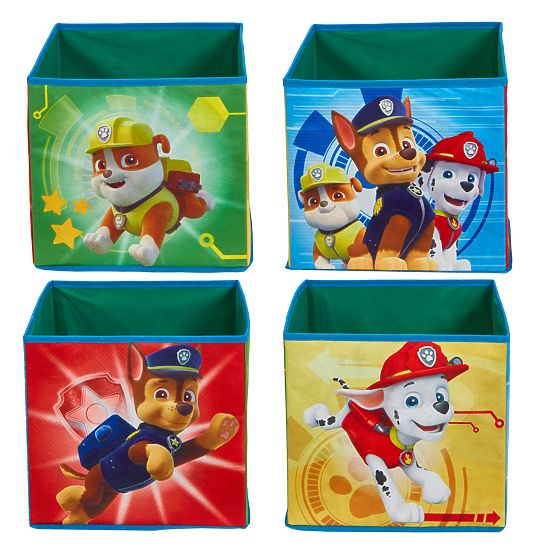 Four storage boxes - Paw Patrol