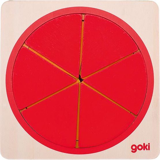 Fraction Learning Circle Puzzle