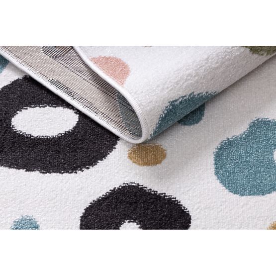 FUN Spots Carpet for Children, Cream Spots