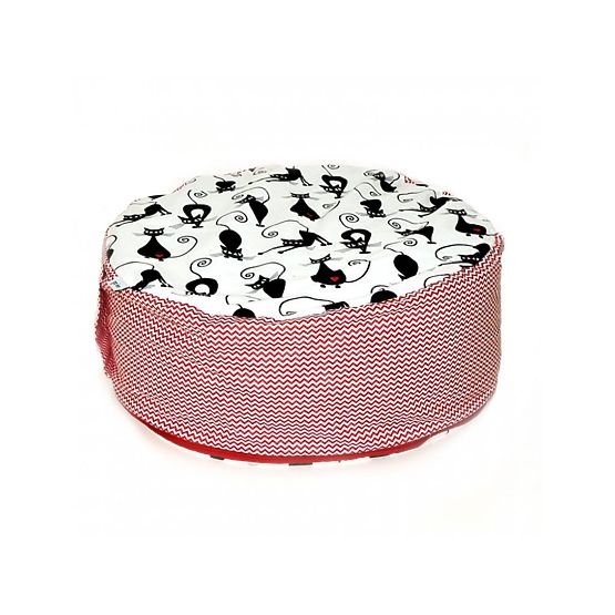 GADEO BUCKWHEAT MEDITATION POUFFE CATS