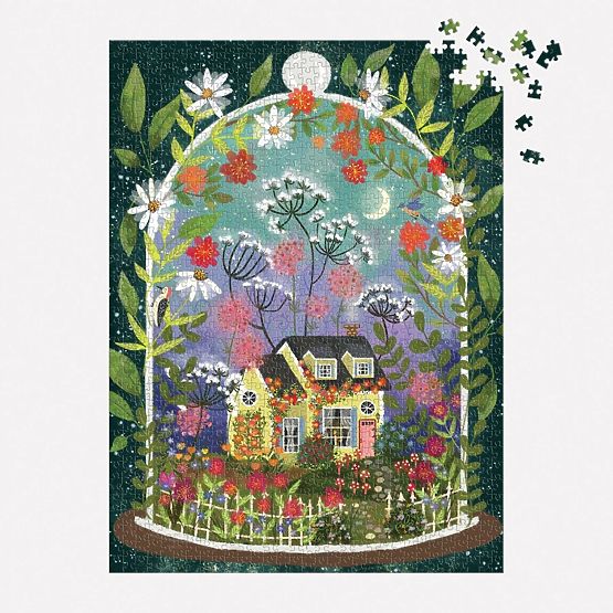 Galison Puzzle Blooming Garden Joy Laforme 1000 Pieces